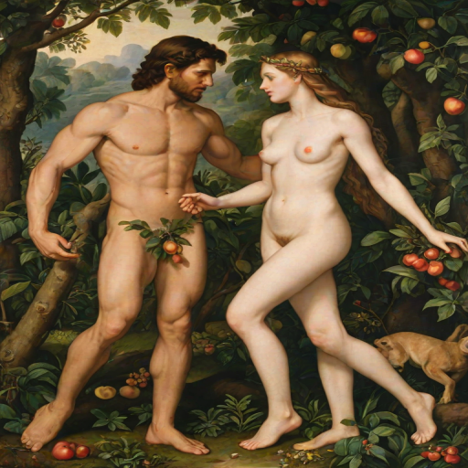 pictures of adam and eve