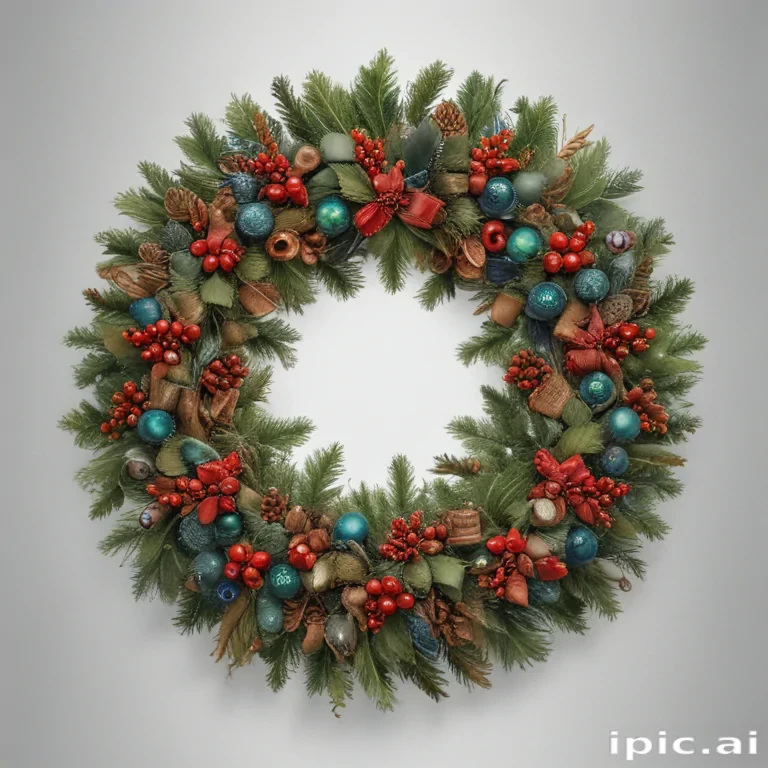 christmas wreath transparent