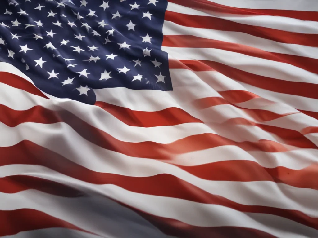 united states flag transparent