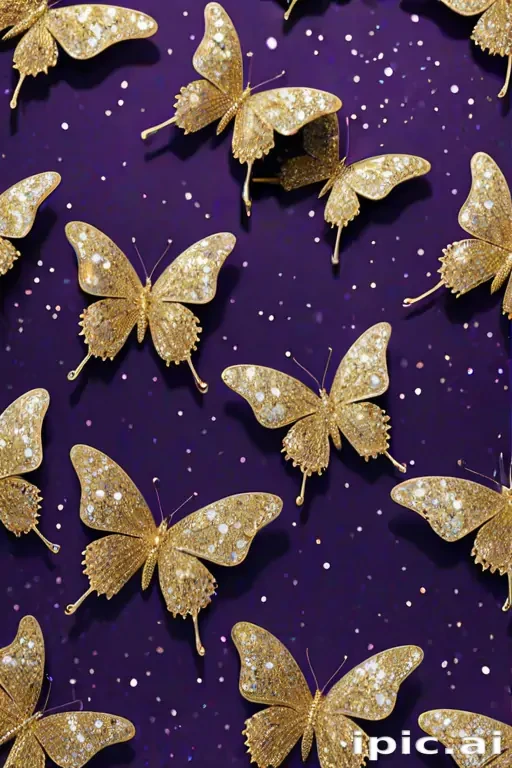 glitter butterfly wallpaper