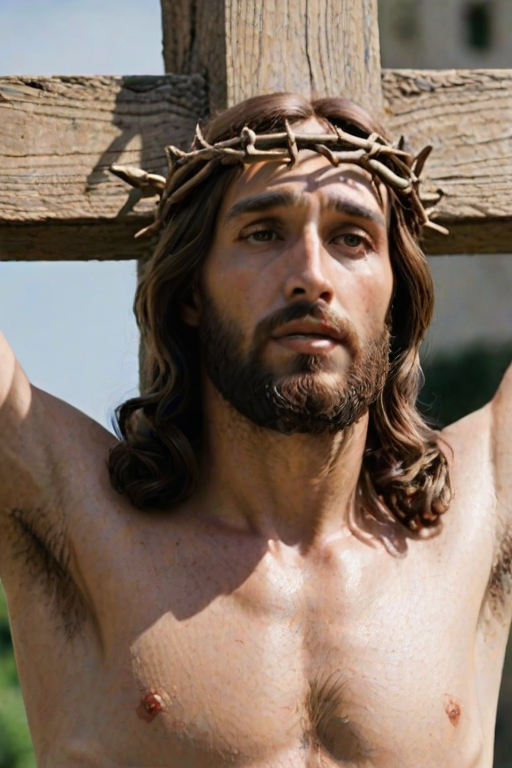a picture of jesus on the cross