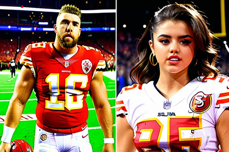 travis kelce selena gomez