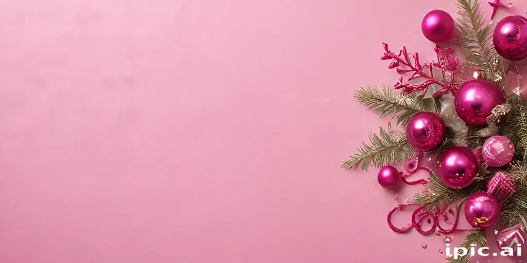 pink christmas background
