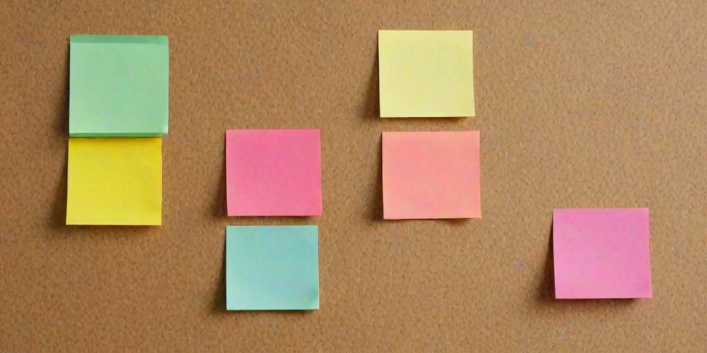 sticky note with transparent background