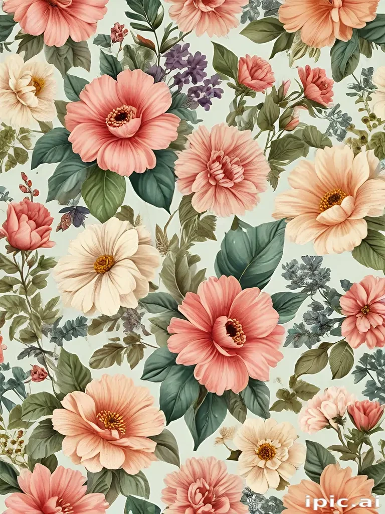 vintage flowers png
