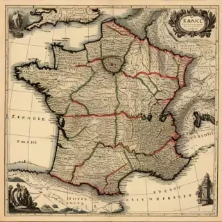 map of france