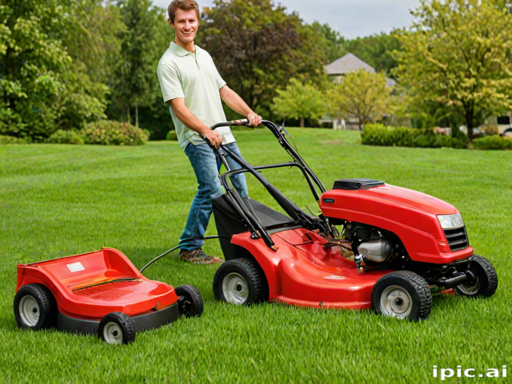 lawn mower clipart