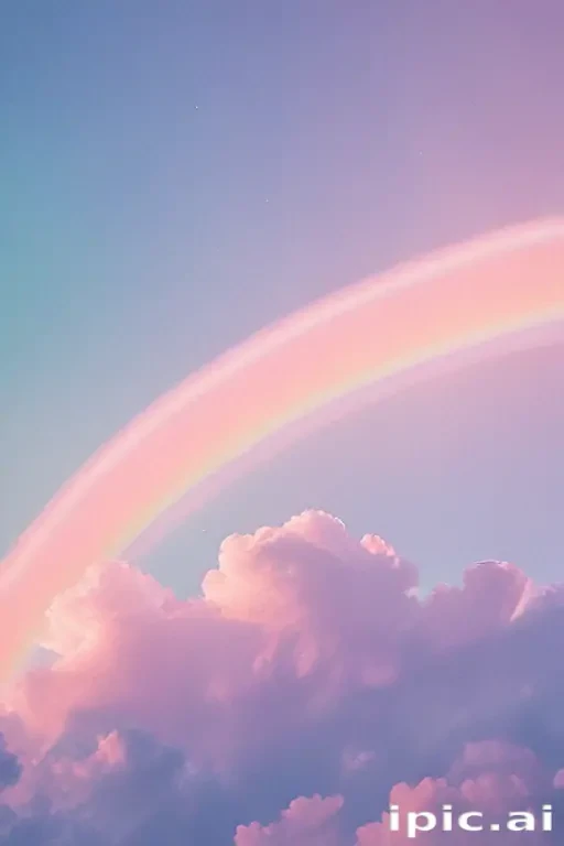pastel rainbow aesthetic wallpaper