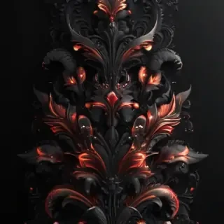 black wallpaper phone