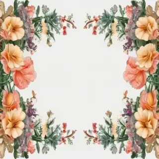 flowers border png