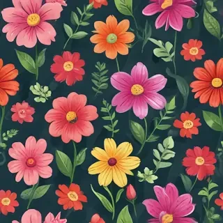 cartoon flowers png