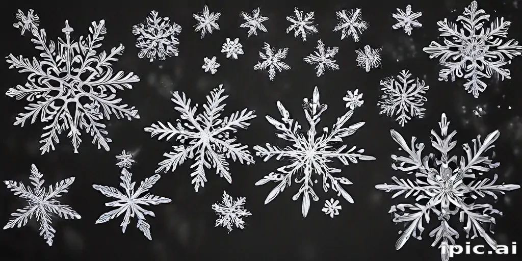 png snowflakes