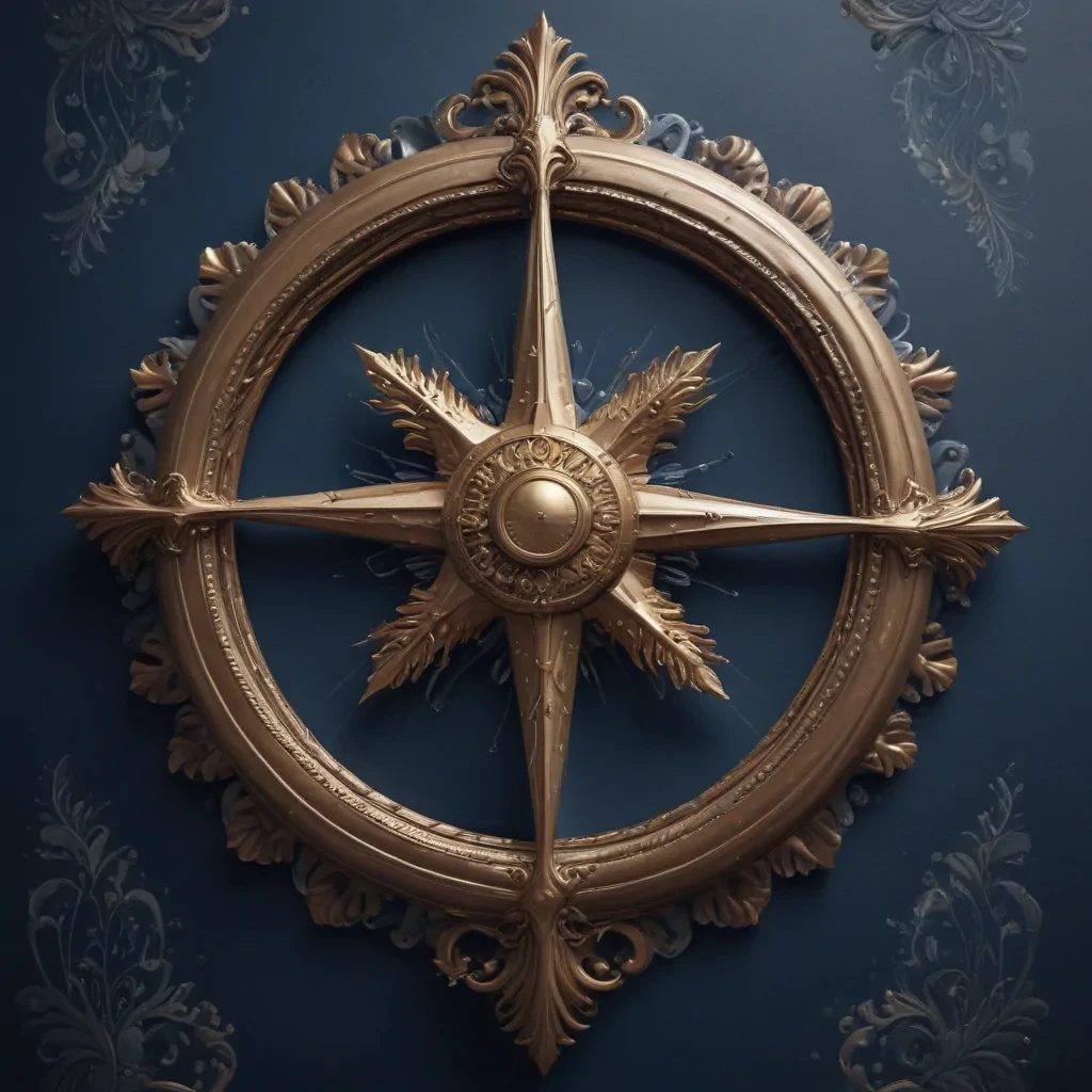 navy background