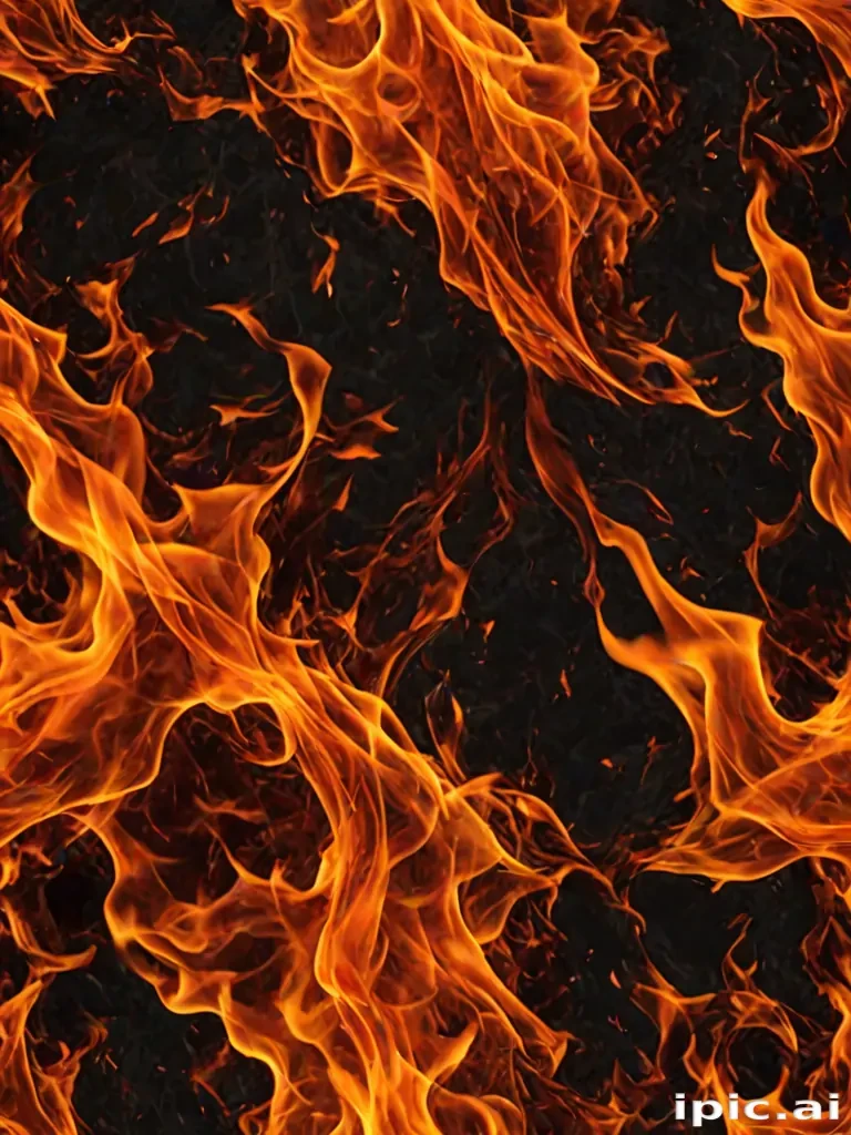 background on fire