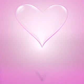 pink heart transparent background