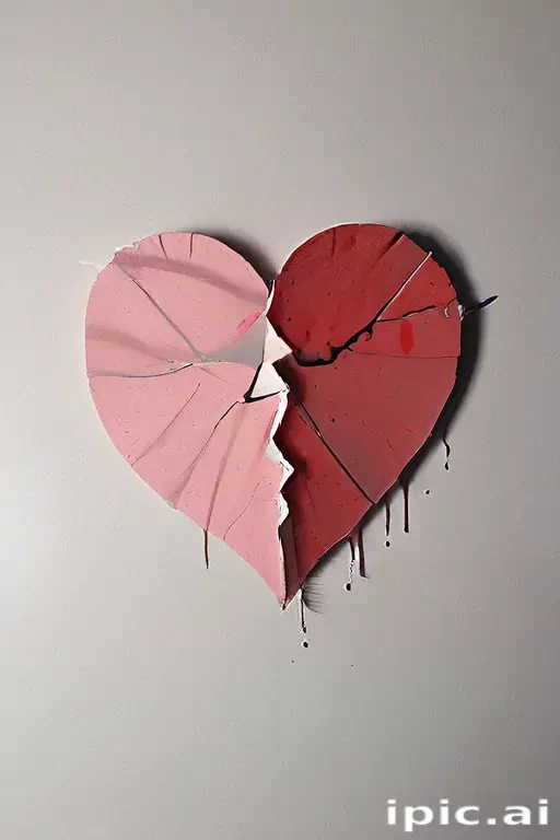 broken heart aesthetic