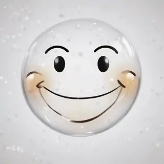transparent happy face
