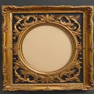 fancy gold frame