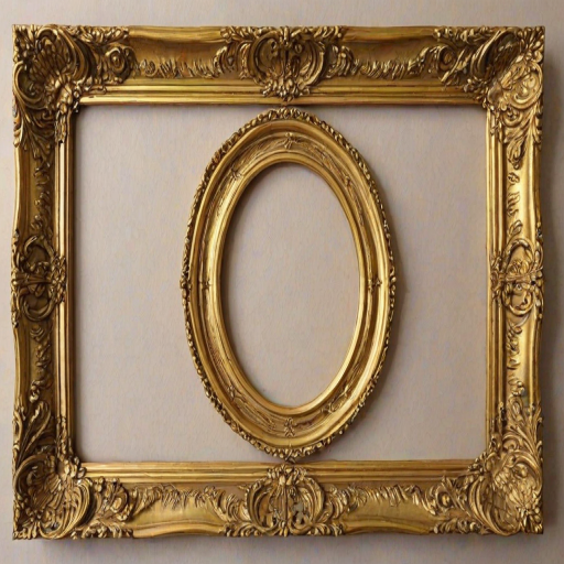 fancy gold frame