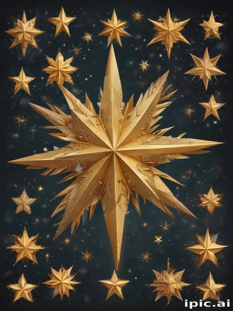 christmas stars clipart