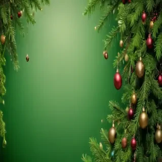 christmas background green