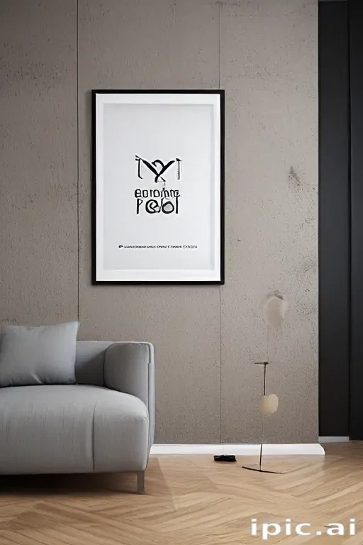 mockup wall art