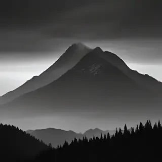 mountain silhouette