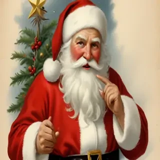 vintage santa image