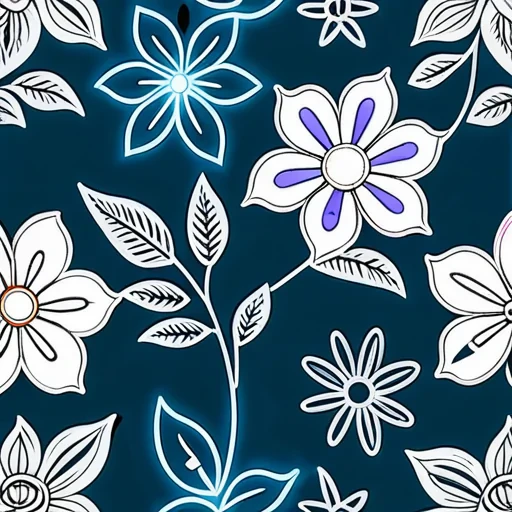 floral outline