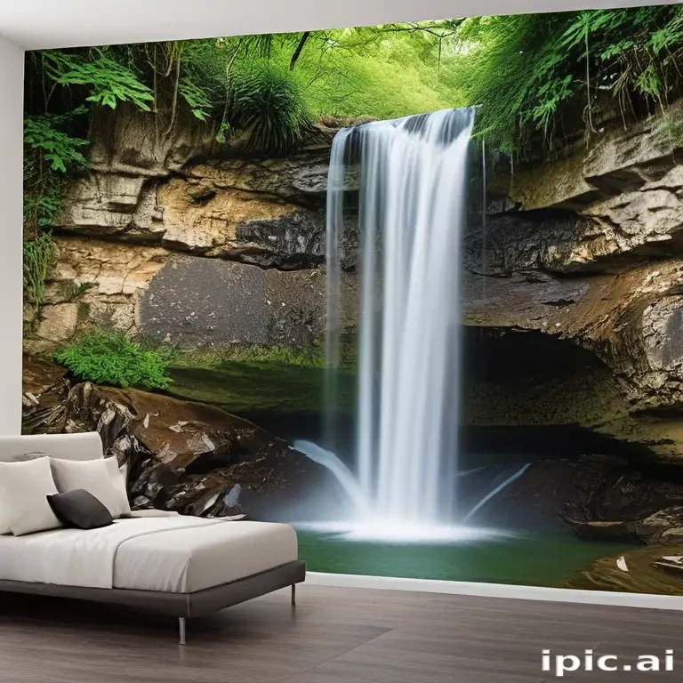 water fall wall paper