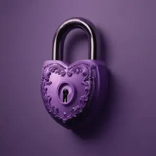 purple lock screen