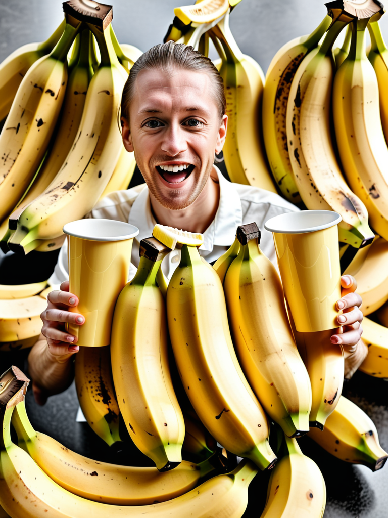 how many cups in a banana