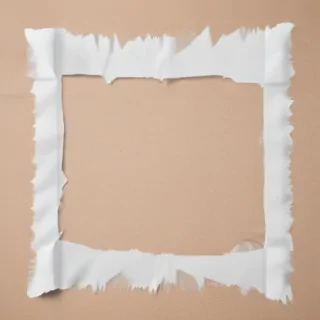 torn paper transparent