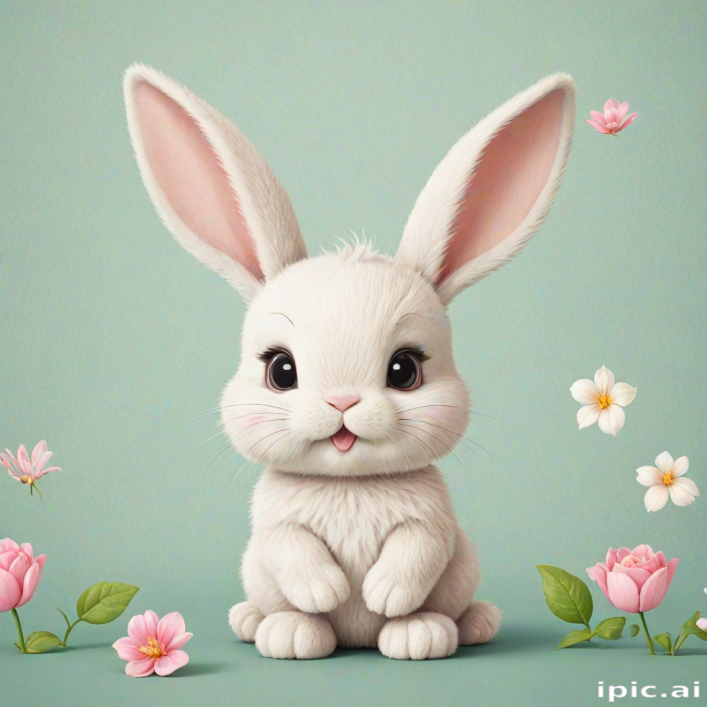 cute bunny background