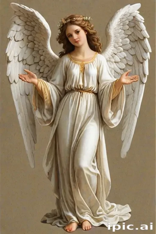 clipart of angels with wings
