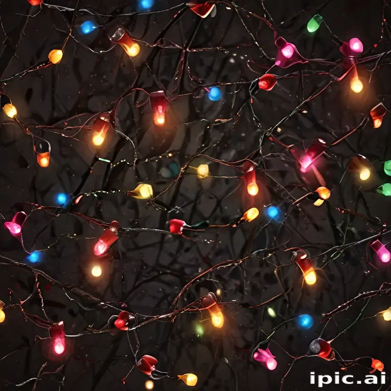 christmas lights iphone wallpaper