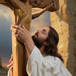 picture of jesus on cross