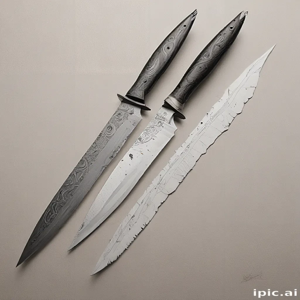 knife drawings