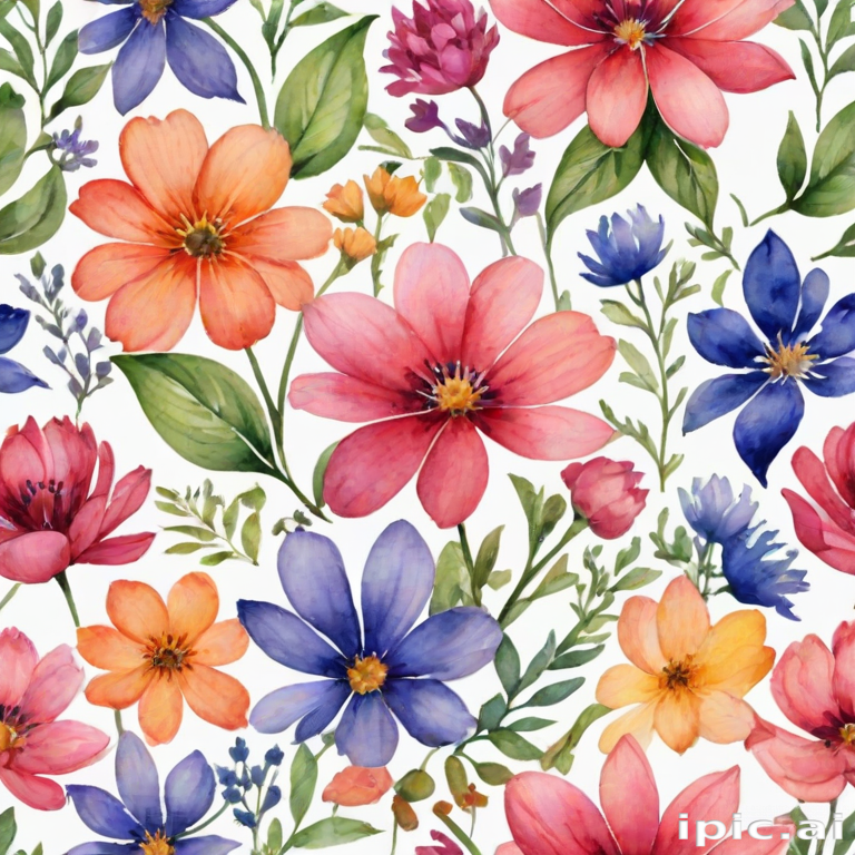 watercolor flowers png