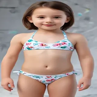 ai little girl in bikini