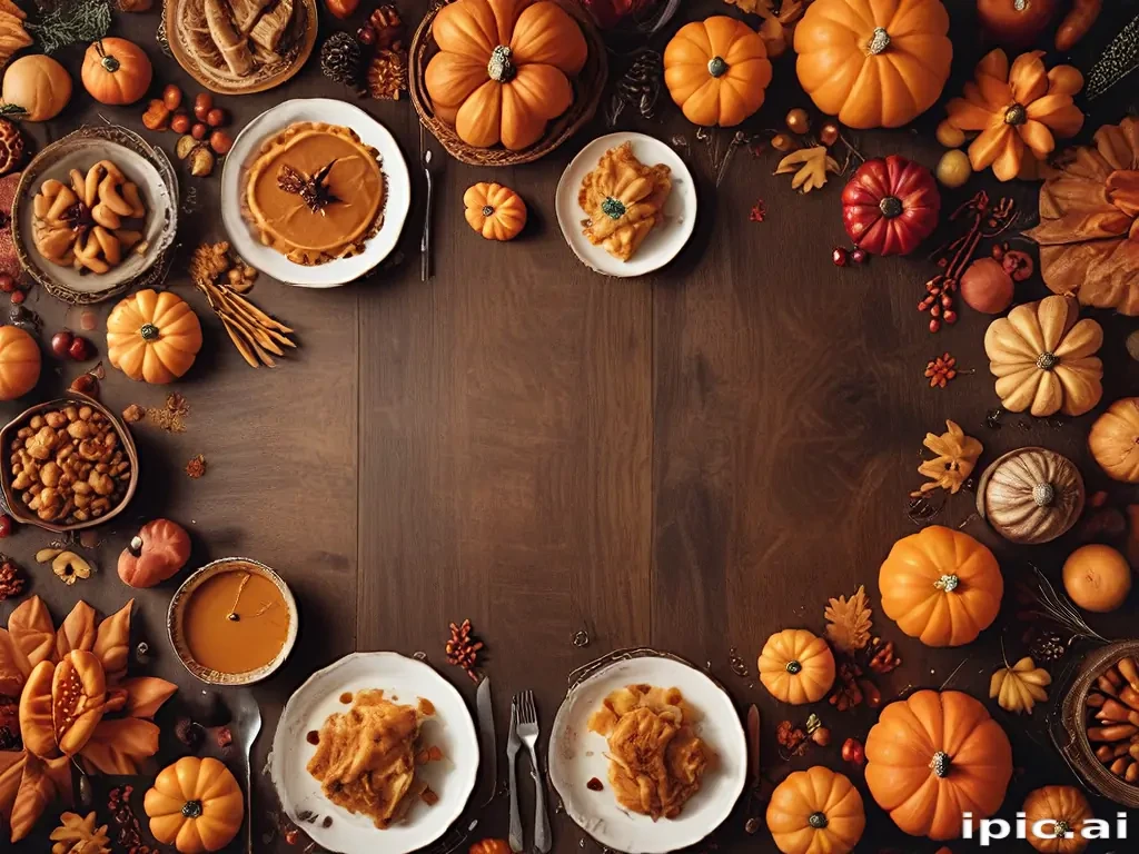 thanksgiving background aesthetic