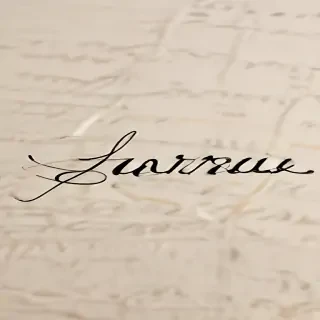 laura in cursive