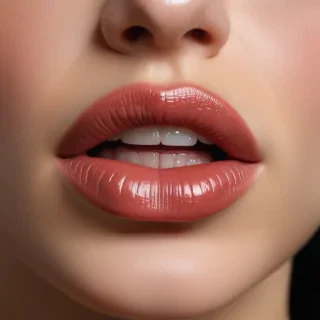 transparent lips