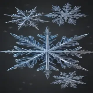 transparent background snowflake clipart