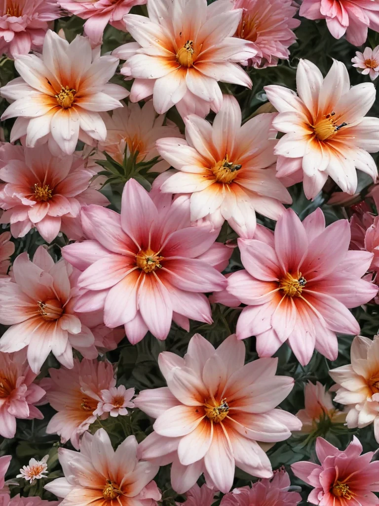 flowers clear background