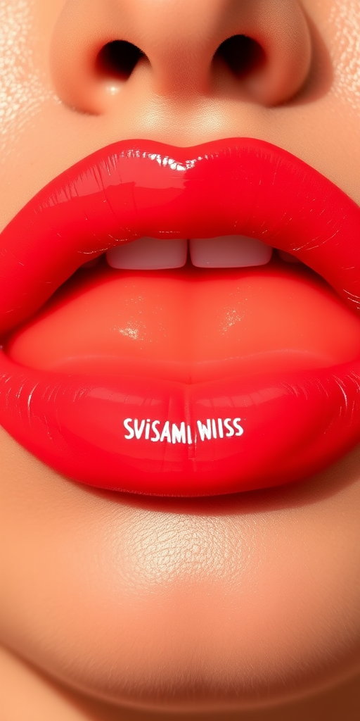 Vibrant coral-hued lips with a glossy finish shine brilliantly, capturing the essence of a tropical sunset in the "Sunset Bliss" style, featuring a subtle ombre effect that gradually transitions from deep coral to a lighter peachy tone at the center, creating a mesmerizing dimensional appearance that enhances the natural fullness of the lips while providing a fresh and youthful glow