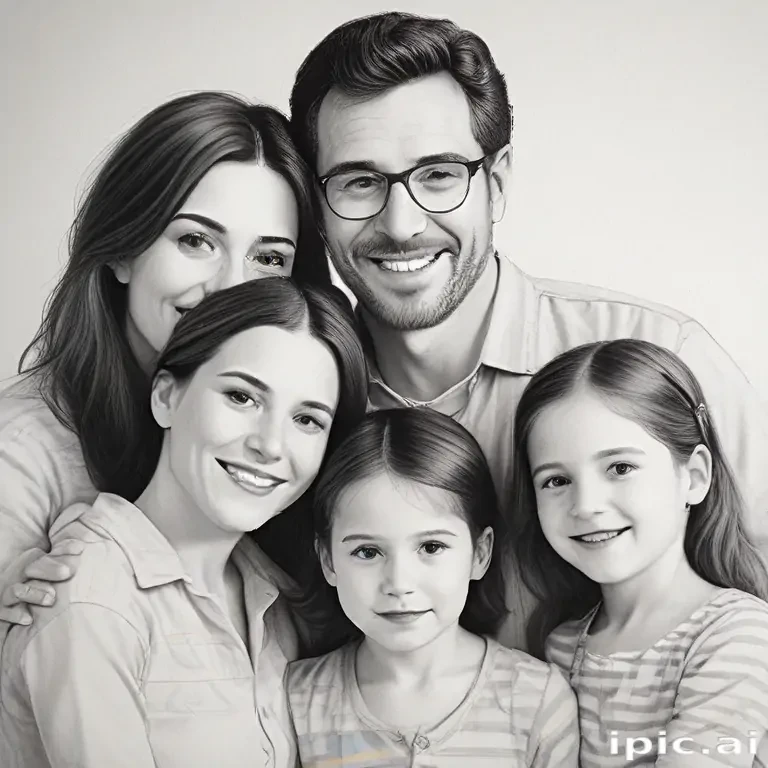 drawings of family