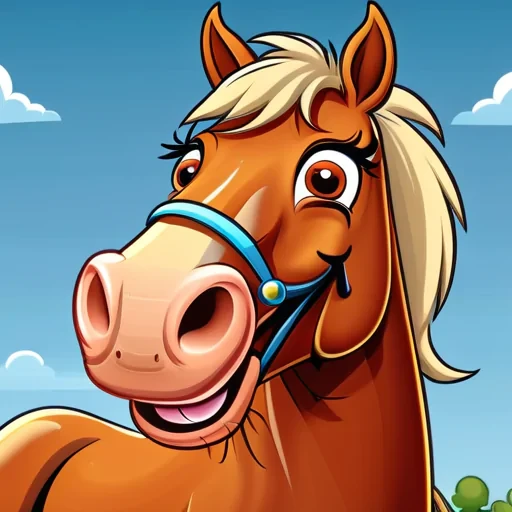 picture of horse cartoon