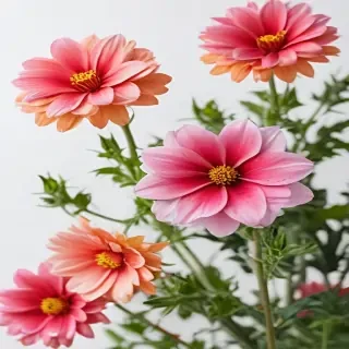 flower with white background
