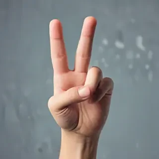 middle finger background